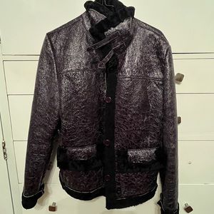 Genuine Shearling coat. Custom made in Greece. Size L but will fit medium. EUC